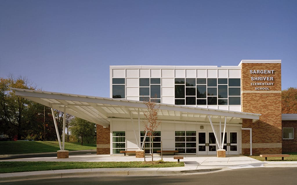 Kalwall pre-engineered structure incorporated in a high school