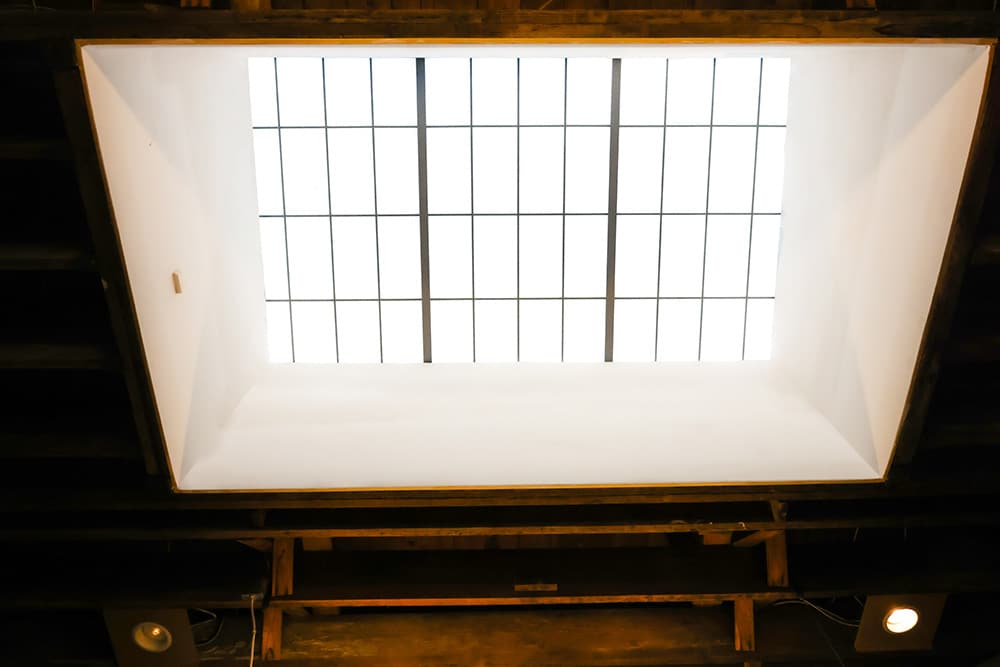 Kalwall translucent skylight in an office.